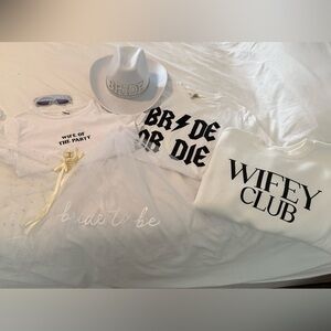 Bride Themed Apparel Set